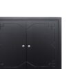 Accent Cabinet 4 Door Wooden Cabinet Sideboard Buffet Server Cabinet Storage Cabinet, For Living Room, Entryway, Hallway, Office, Kitchen And Dining Room - Matte Black - Image 10