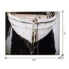 Large And Rectangular Wall Art With Frame, Wall Decor For Living Room - White / Blue - Image 8