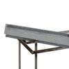 Percy Galvanized Metal Bar Cart - Gray - Image 6