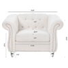 1 Seater Sofa For Living Room - White - Image 14