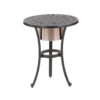 21" Round Aluminum Bistro Table - Antique Bronze - Image 2