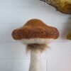 Mushroom Holiday Ornament, For Harvest Festival Fall Festival & Thanksgiving Table Decorations (Set of 2) - Beige / Orange - Image 7