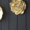 Rose Hanging Resin Wall Accents (Set of 2) - Gold - Image 8