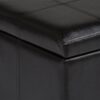 Amelia - Storage Ottoman Bench - Midnight Black - Image 6