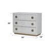 Anpu - Faux Crocodile Skin Console Cabinet - Silver - Image 13