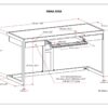 Erina - Desk - Farmhouse Gray - Image 2