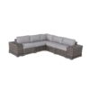 7 Piece Rattan Sectional Sofa Set With Cushions - Gray Mix - Image 3