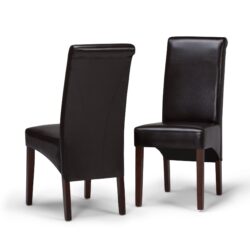 Avalon - Deluxe Parson Dining Chair (Set of 2) - Tanners Brown