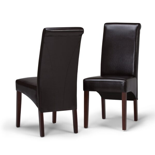 Avalon - Deluxe Parson Dining Chair (Set of 2) - Tanners Brown