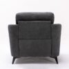Callie - Woven Fabric Chair - Gray - Image 3