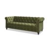 Alto - Tufted Chesterfield Sofa - Olive Green - Image 7