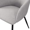 Contemporary Upholstered Woven- Dining Chairs - Fog Gray - Image 3