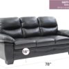 Marta - Sofa - Black - Image 6