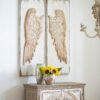 Feather Wing Wall Panels With Distressed, Rectangle Hanging Wall Art (Set of 2) - Multicolor - Image 6