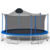 14Ft Trampoline For Adults & Kids With Basketball Hoop, Outdoor Trampolines With Ladder And Safety Enclosure Net For Kids And Adults, Double-Side Color Cover - Blue - Image 2