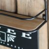 Floating Coffee Bar Shelf With Coffee Pod Holder, Hooks And Storage Shelf - Black - Image 6