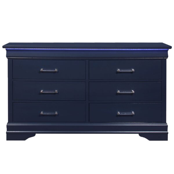 Charlston - Dresser With LED - Blue