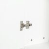 Freestanding Cabinet With Inadjustable Shelves And Two Doors For Kitchen, Dining Room - White - Image 2