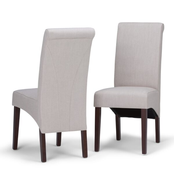 Avalon - Deluxe Parson Dining Chair (Set of 2) - Light Beige