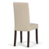 Acadian - Parson Dining Chair (Set of 2) - Satin Cream - Image 5