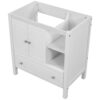 Bathroom Vanity Base Only, Solid Wood Frame, Bathroom Storage Cabinet With Doors And Drawers - White - Image 2