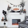 Iron Boo Banner With Bats, For Halloween Holiday Decor - Black / Gray / Orange - Image 8