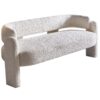 Boucle Upholstery Modern Sofa For Living Room - Beige - Image 12