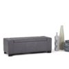 Laredo - Large Storage Ottoman - Stone Gray - Image 9