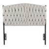 Braided Matisse - Twin Size Headboard - Black / Cream - Image 4