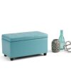 Cosmopolitan - Storage Ottoman - Soft Blue - Image 7