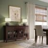 Artisan - Large 4 Door Sideboard Buffet - Russet Brown - Image 10