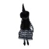 Halloween Sitting Witch Decor - Black - Image 6