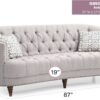 Charleston Sofa - Light Gray - Image 5