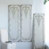 Large Wall Art Panel, Rectangle Wall Sculpture, Wall Decor For Living Room Dining Room Office Bedroom (Set of 3) - White - Image 4
