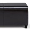 Avalon - Extra Large Storage Ottoman Bench - Tanners Brown - Image 5