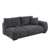 Chosen - Sectional Sofa With Toss Pillows And 1 Chaise - Gray - Image 9