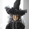 Halloween Witch Decor (Set of 3) - Black / Orange / Purple - Image 5