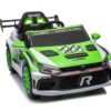 12V4A 20W*2 One Button Start, Forward And Backward, High And Low Speed, Music, Front Light, Power Display, Two Doors Can Open, 2.4G R / C, Seat Belt Four Wheel Absorber Kids Ride On Car - Green - Image 9