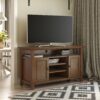 Amherst - TV Media Stand - Medium Saddle Brown - Image 6