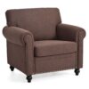 37.4" 1 Seater Sofa - Brown - Image 6