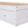 Twin Size Platform Storage Bed With 3 Drawers - White - Image 15
