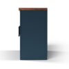 Nantucket - TV Stand Console For TVs Up To 80" - Blue Denim, Whiskey - Image 4