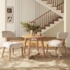 Louise - Split Back Upholstered Dining Side Chair (Set of 2) - Travertine Beige - Image 7