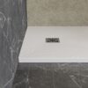 ABS & Acrylic Shower Base With Drain Kit And Stainless Steel Cover - White - Image 7