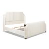 Addison - King Tufted Panel Bed Frame - Cloud White - Image 8