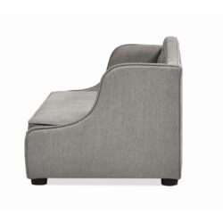 Robin - Tufted Wingback Pet Sofa Bed, Medium, Uptown Resistant High - Gray Stain