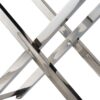 Cabinet - Silver - Faux Leather - Image 9
