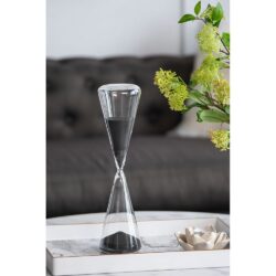 Triangular Shape Hourglass, 90 Minutes, Sand - Black