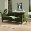 Nicholi - Mid-Century Modern Sofa - Olive Green - Image 12