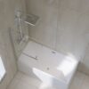 Bathtub Screen Framless Shower Door Tempered Glass Shower Panel - Transparent - Image 7